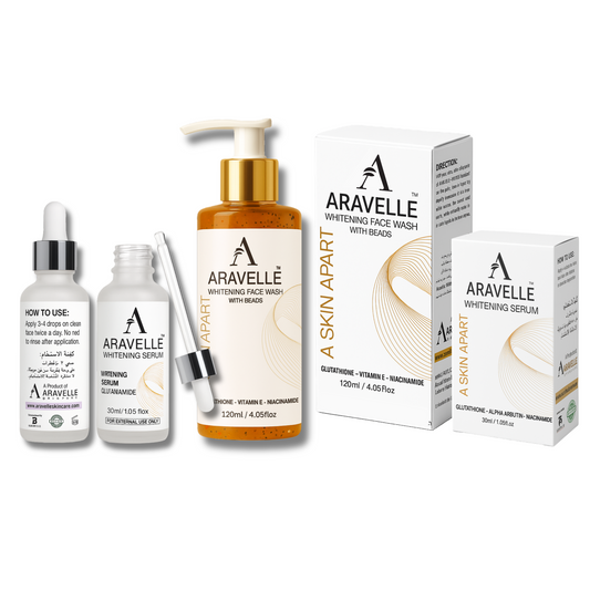 Aravelle™ Skin Whitening Bundle (Face wash + Serum)