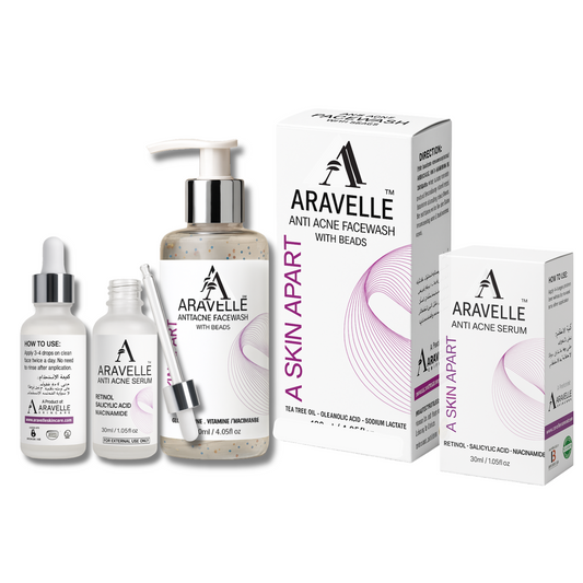 Aravelle™ Skin Anti Acne Bundle (Face wash + Serum)
